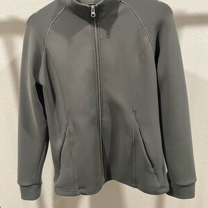 Gray Full-Zip Jacket